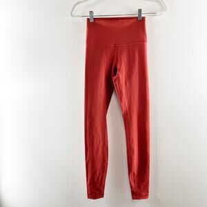 Lululemon Wunder Train High-Rise Tight Leggings 28" Aztec Brick Red 4